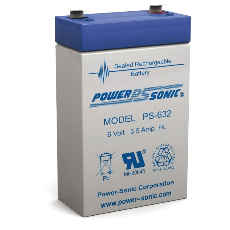 PS-632 AGM Battery 6V 3.5Ah