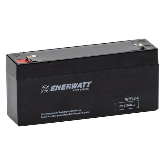 WP3.3-6 AGM Battery 6V 3.3Ah