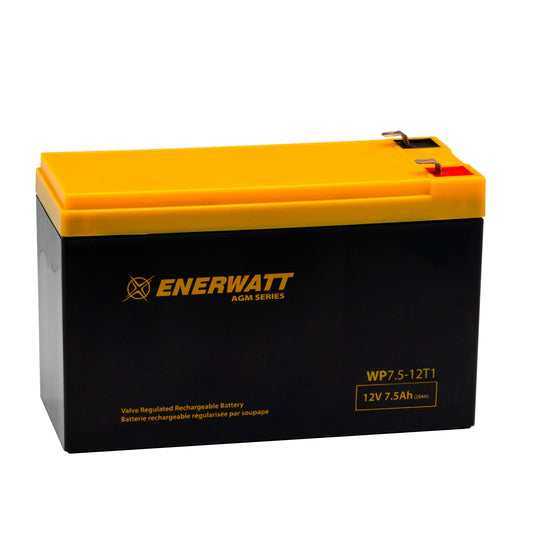 WP7.5-12T1 AGM Battery 12V 7.5Ah/34W
