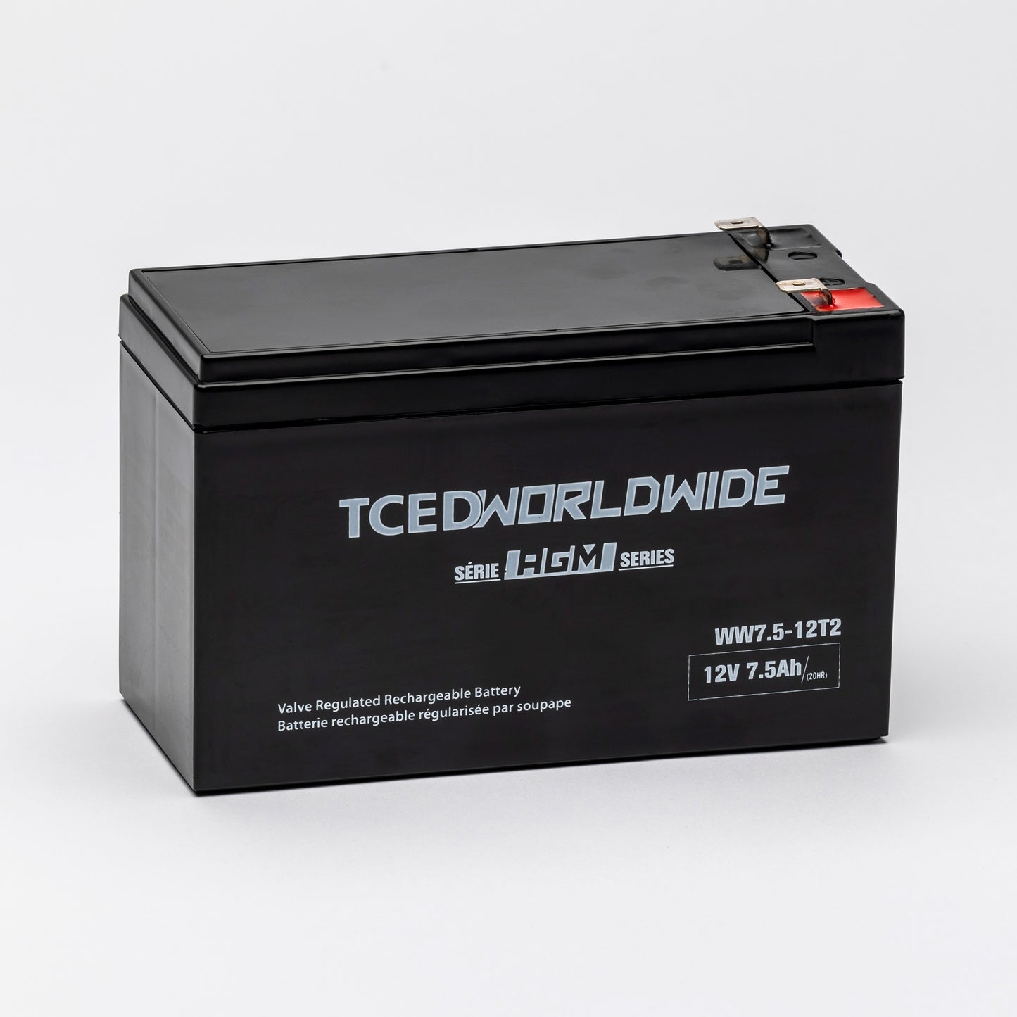 WW7.5-12T2 AGM Battery 12V 7.5Ah/34W