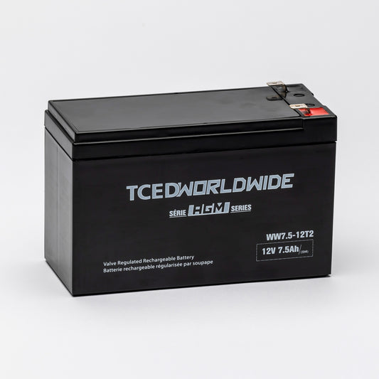 WW7.5-12T2 AGM Battery 12V 7.5Ah/34W