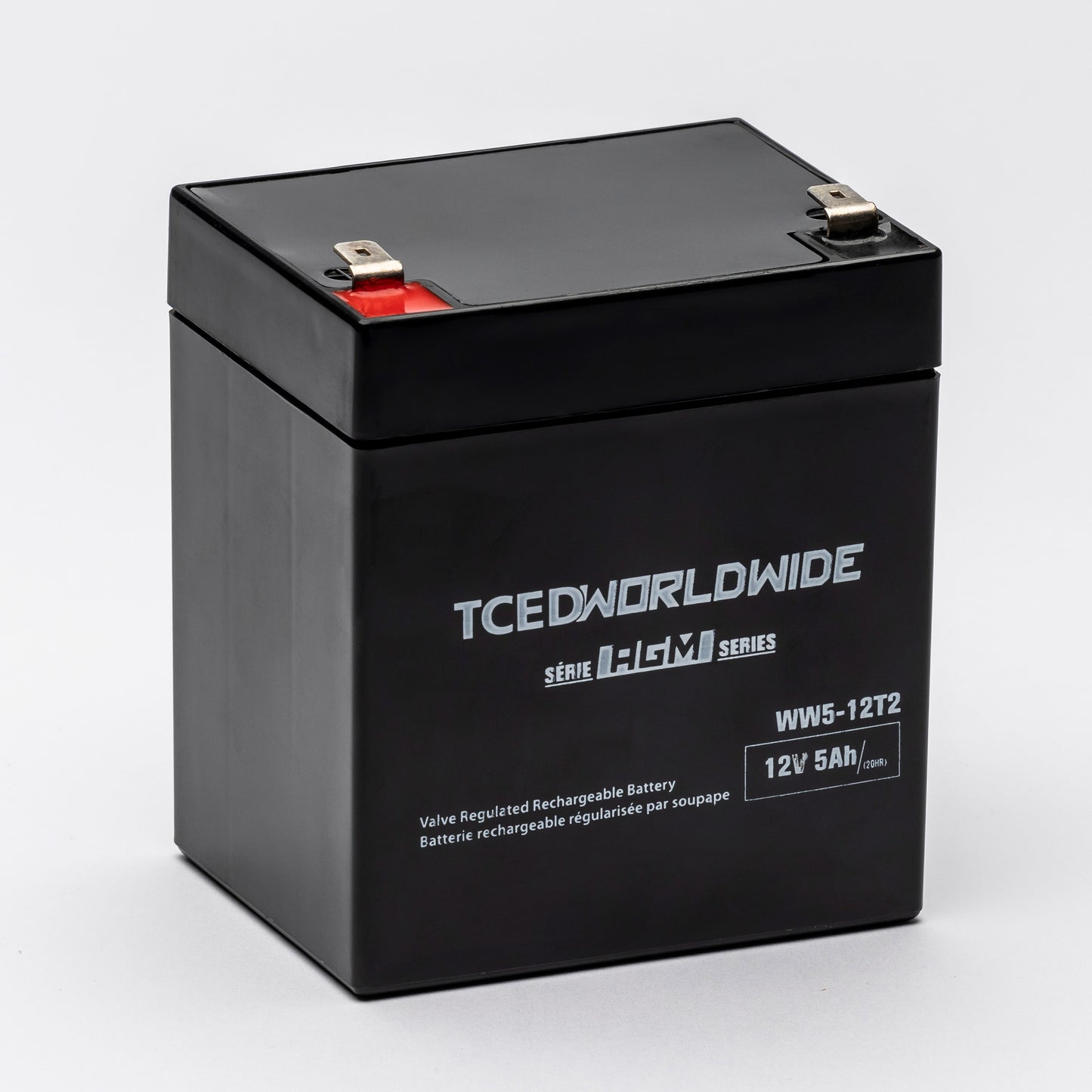 WW5-12T2 AGM Battery 12V 5Ah