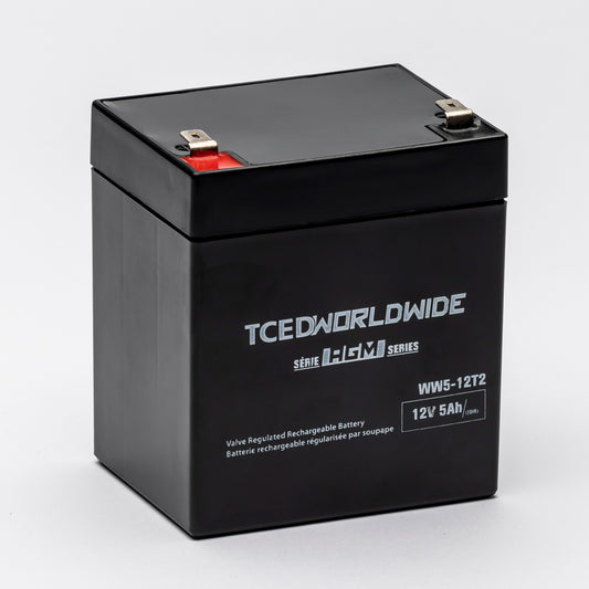 WW5-12T2 AGM Battery 12V 5Ah