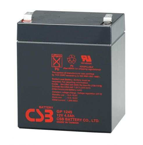 GP1245F1 AGM Battery 12V 4.5Ah