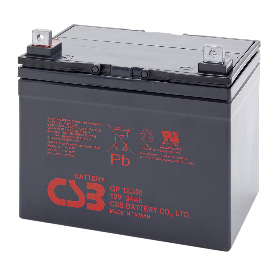 GP12340FR AGM Battery Gr U1 12V 34Ah Flame Retardant