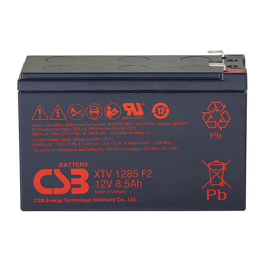 XTV1285F2 AGM Battery 12V 8.5Ah
