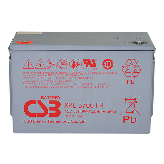XPL5700 AGM Battery Gr 31 12V 110Ah 500W Flame Retardant