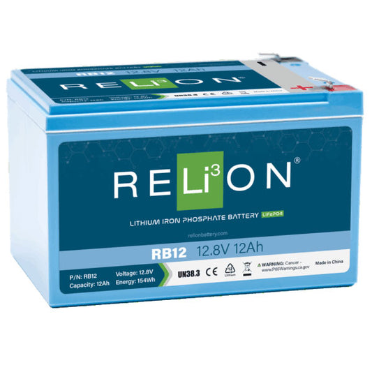 RB12 LiFePO4 Battery 12.8V 12Ah Relion