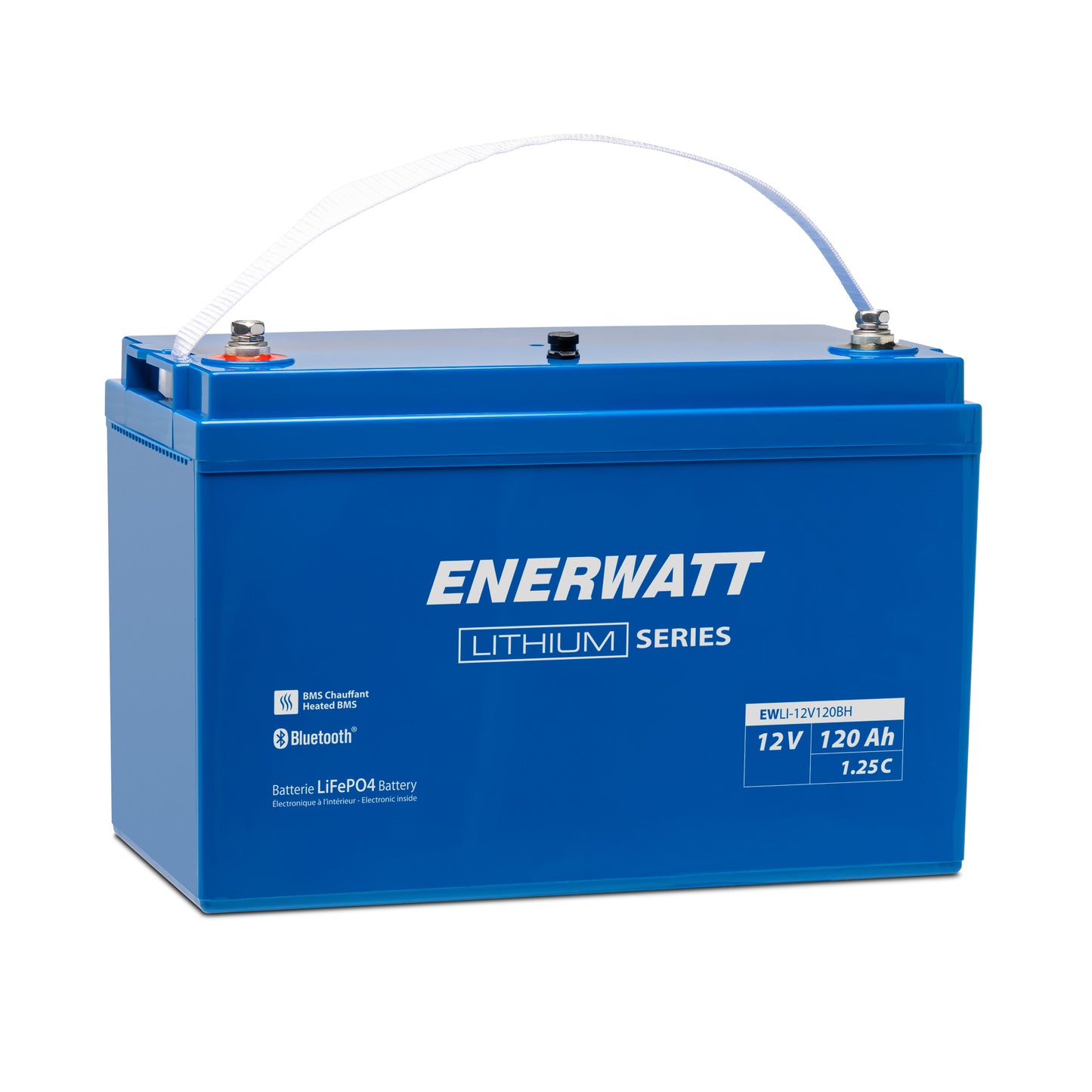 EWLI-12V120BH LiFePO4 Battery GR 31 12V 120Ah 1.25C Bluetooth and Heated