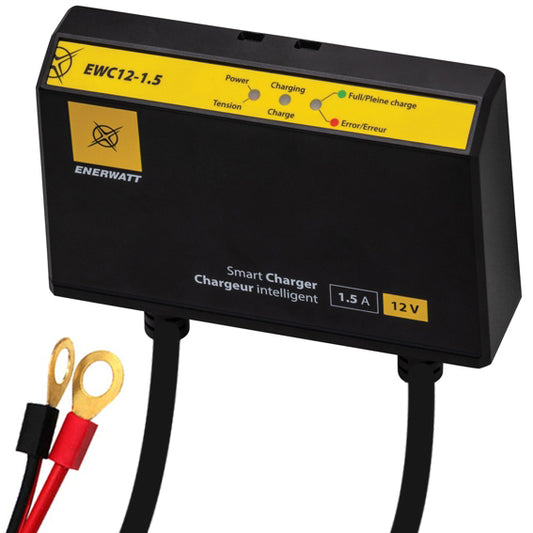 EWC12-1.5 Enerwatt 12V 1.5A Automatic Battery Maintainer