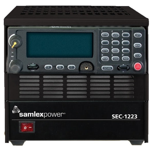 SEC-1212-MOTOTRBO Samlex 12337-M Radio Cabinet with 13.8V 10A Switching Power Supply Kit