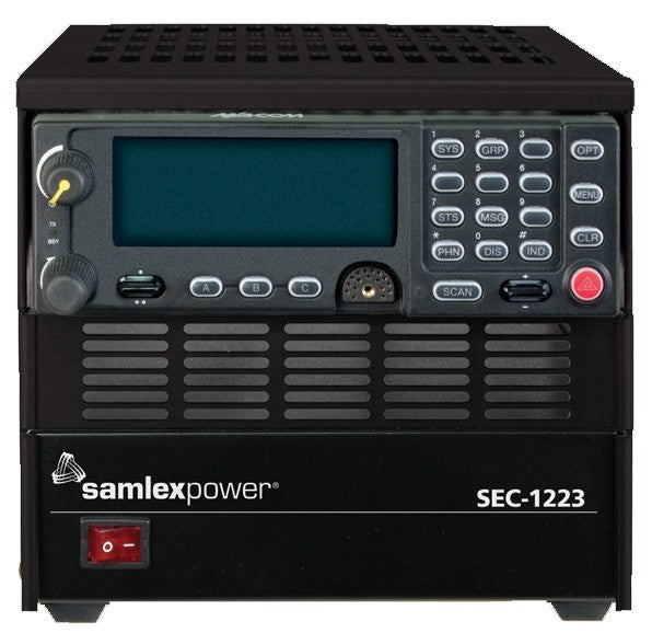 SEC-1212-VX2 Samlex 12210-V Radio Cabinet with 13.8V 10A Switching Power Supply Kit