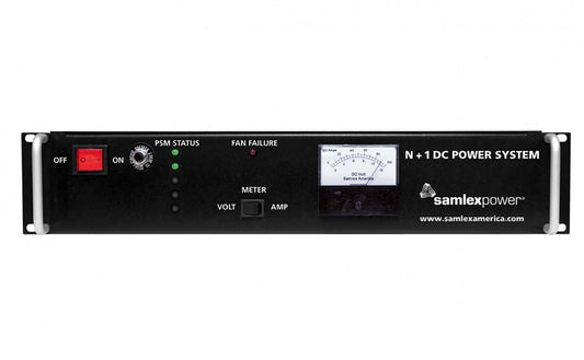 SEC-40BRM Samlex 13.8V 40A 19" Rack Mount Power Supply with N+1 and Battery Back-Up