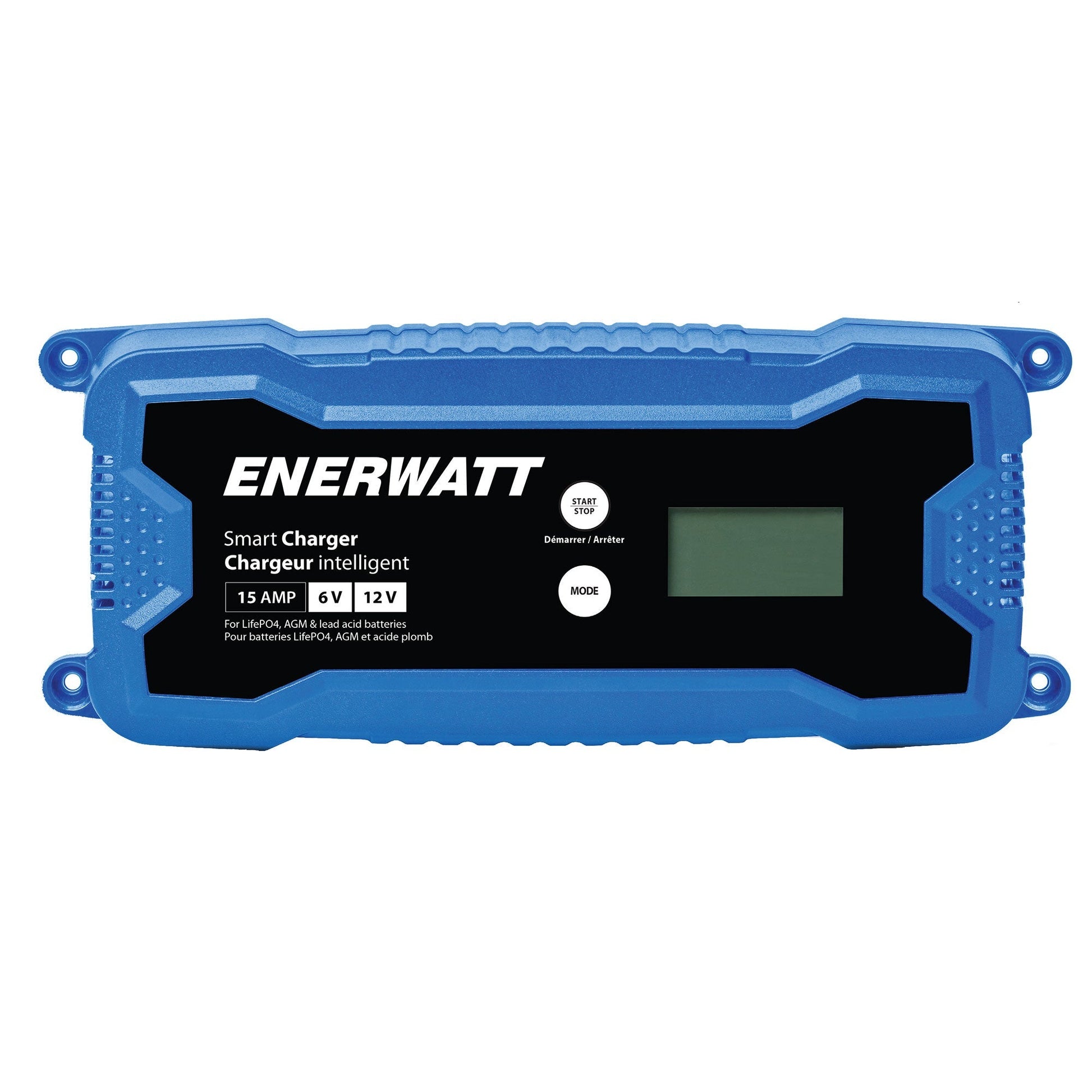 EWC612-15 Enerwatt 6v/12V 15A Smart Charger for Wet/AGM/LiFePO4 Lakehead Inkjet & Toner