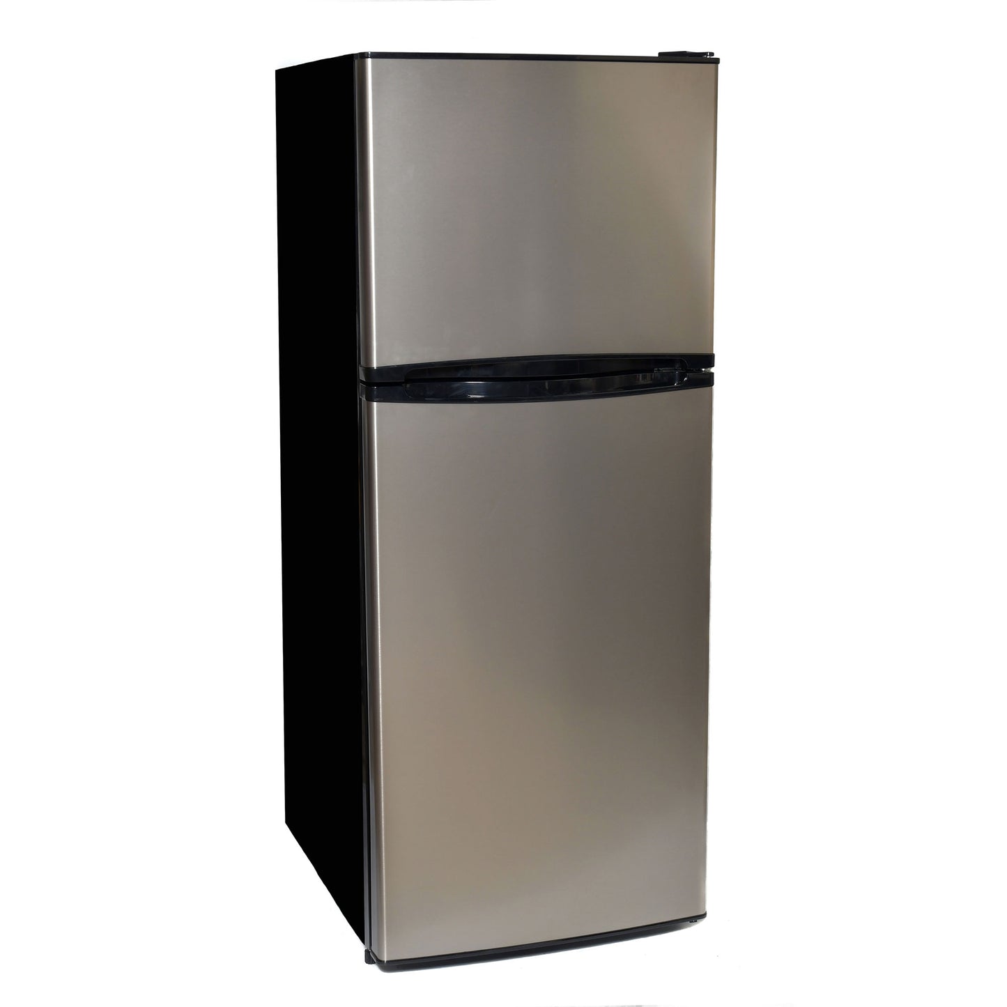 REF-283SS 12/24V 2-Door Refrigerator/Freezer 10 ft³ Stainless Steel/Black