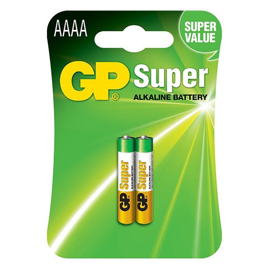 GP25A-2U2 AAAA Alkaline Battery GP Super (Pkg of 2)