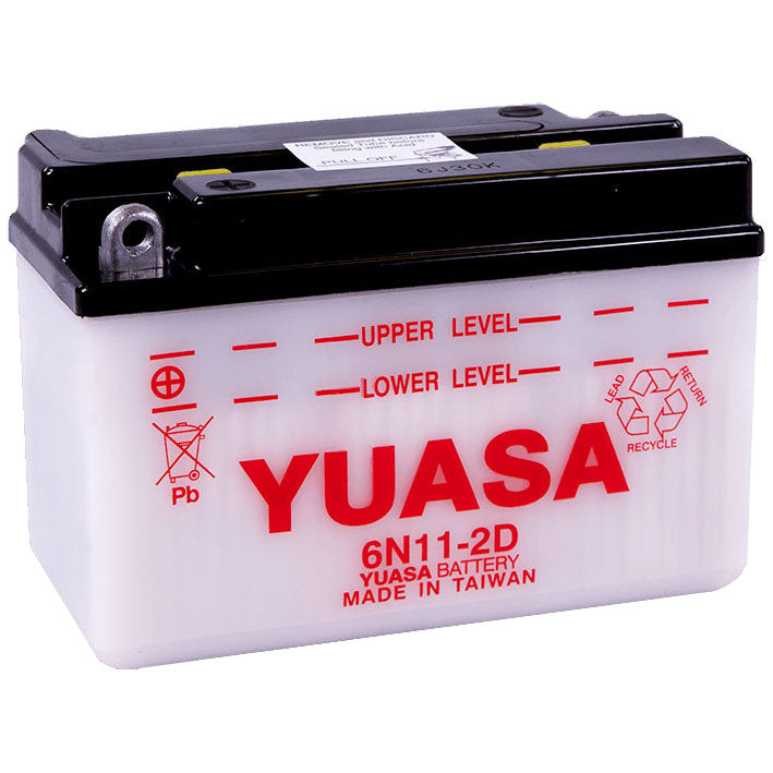 Yuasa 6N11-2D - 6V 11Ah Flooded Motorsports Battery
