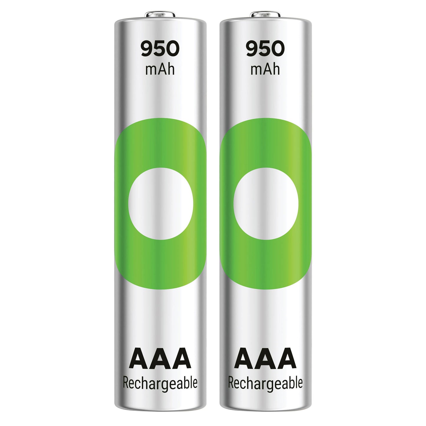 GP100AAAHCER21-2TLB2 Pile rechargeable AAA Ni-MH 950 mAh GP ReCyko (Lot de 2)