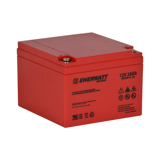 Batterie AGM à haut débit Enerwatt WPHR12-28 12V 28Ah