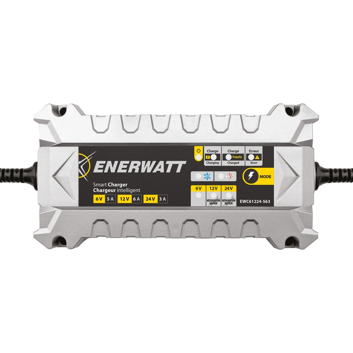 EWC61224-563 Enerwatt 6/12/24V 5/6/3A Smart Charger for Pb