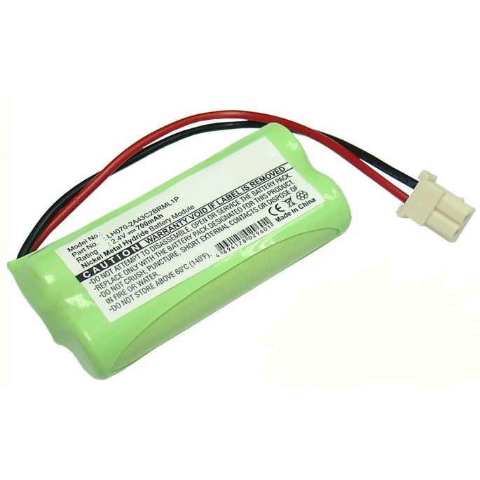 TCB-T376R Cordless Phone Replacement Battery Ni-MH 2.4V 700mAh