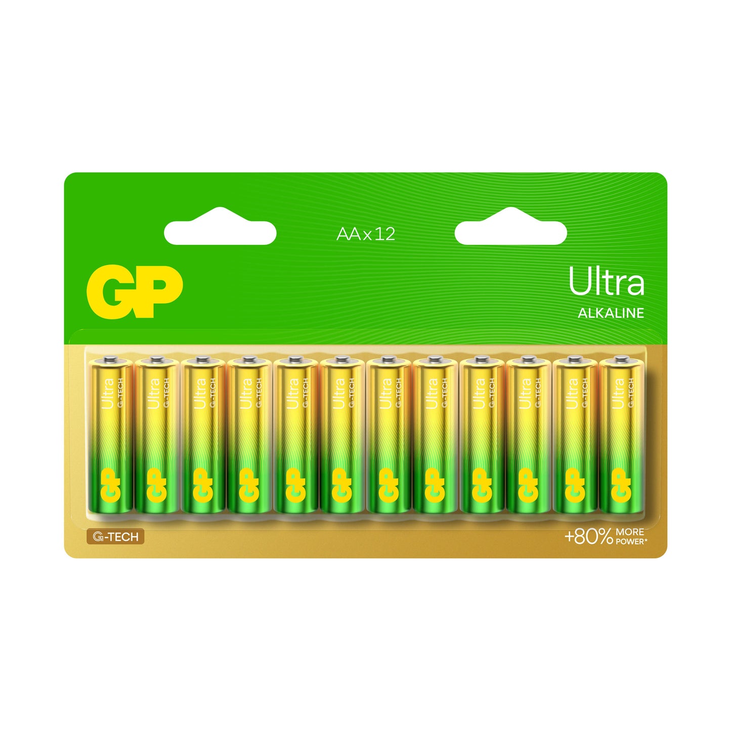 GP15AUETA21-2GDBC12 AA Alkaline Battery GP Ultra (Pkg of 12)