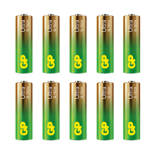 GP15AUETA21-2GNSC10 AA Alkaline Battery GP Ultra (Pkg of 10)