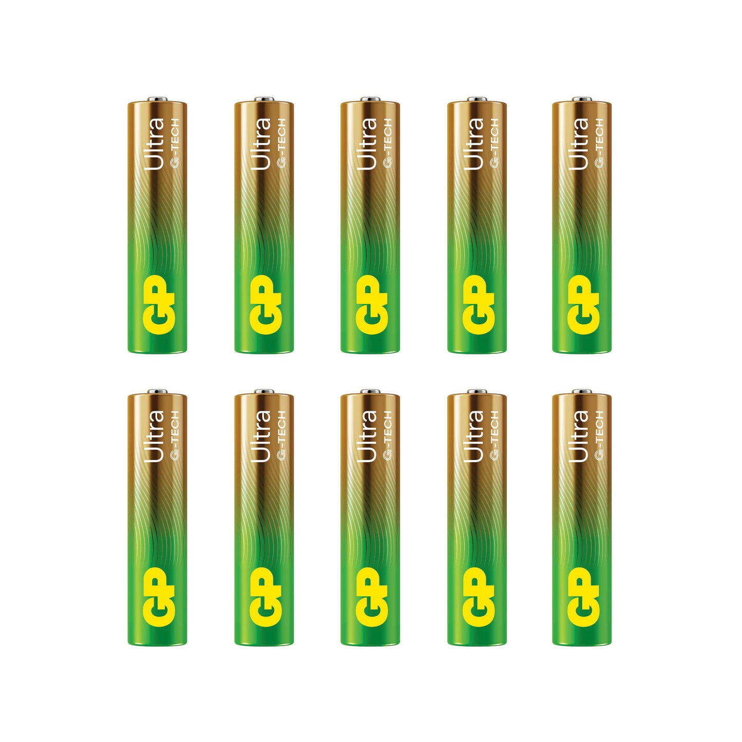 GP24AUETA21-2GNSC10 AAA Alkaline Battery GP Ultra (Pkg of 10)
