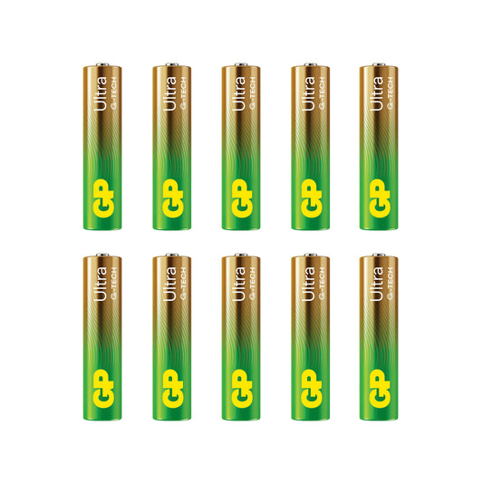GP24AUETA21-2GNSC10 AAA Alkaline Battery GP Ultra (Pkg of 10)