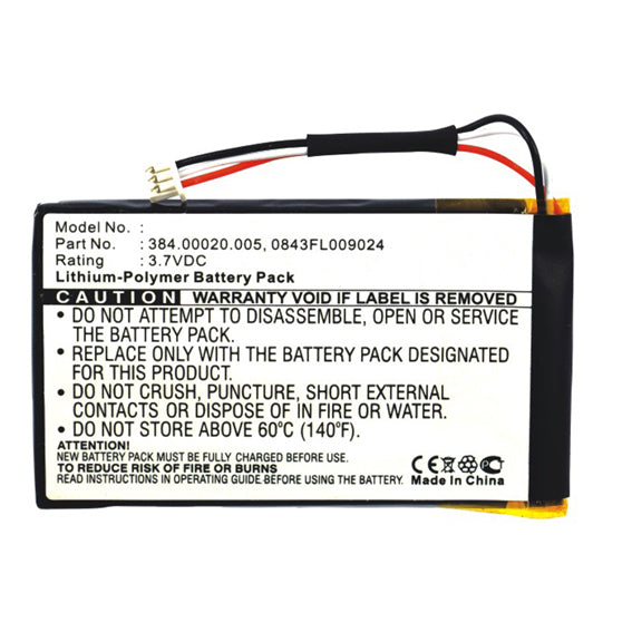 GPS-TMAG1217 GPS Replacement Battery — Magellan RoadMate 1212 / 1217 / 1220 / 1230