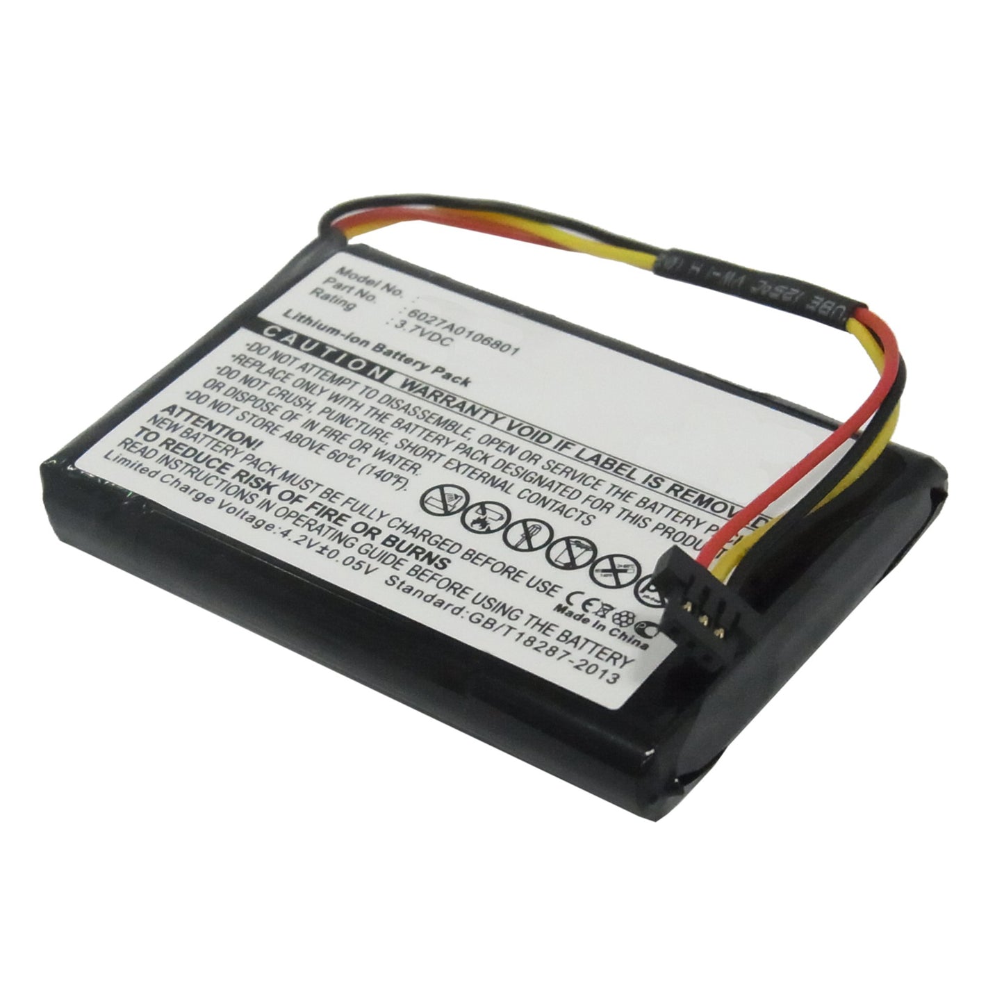 GPS-TTOMX2 GPS Replacement Battery — TomTom XL IQ