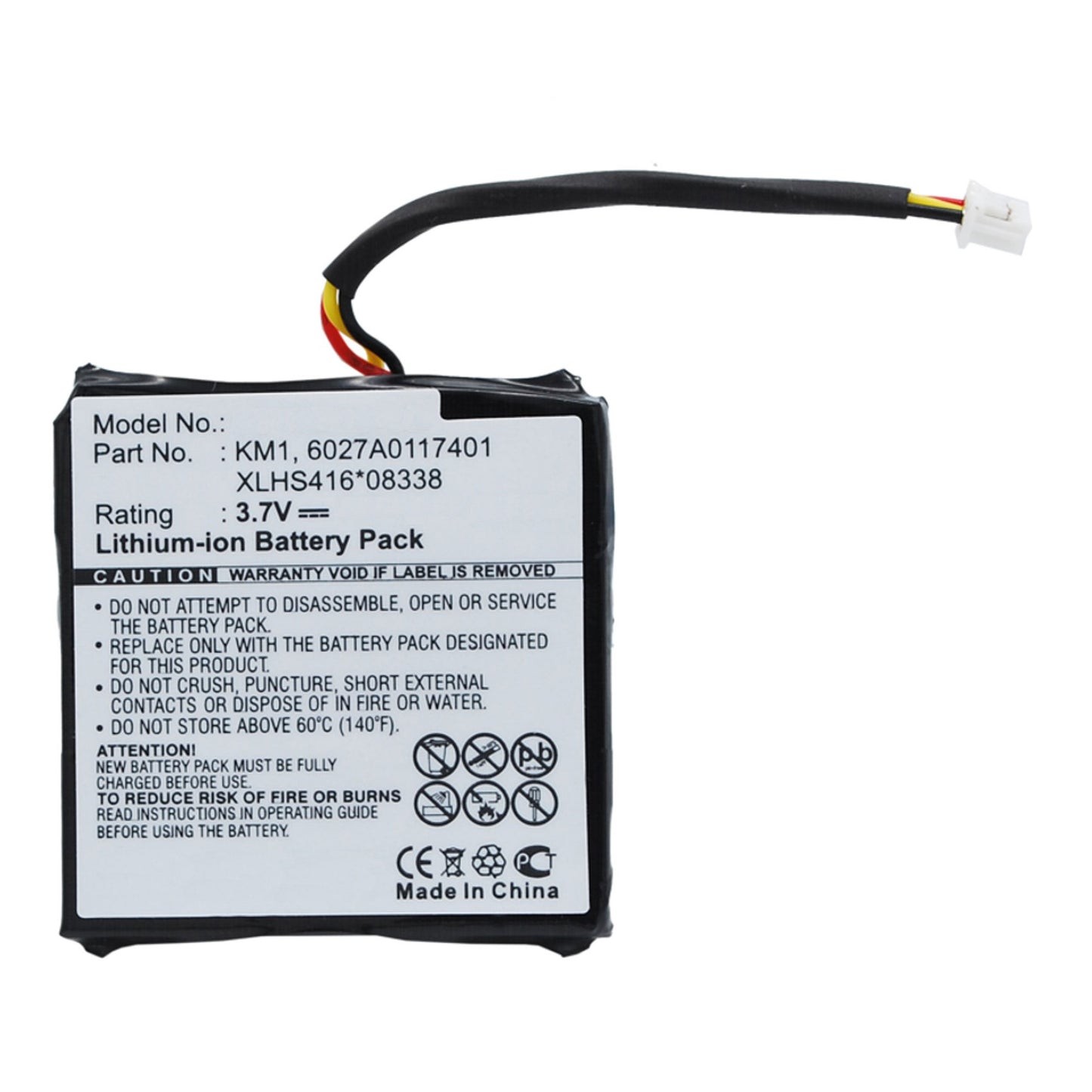 GPS-TTOMV120 GPS Replacement Battery — TomTom Via 120 / 125