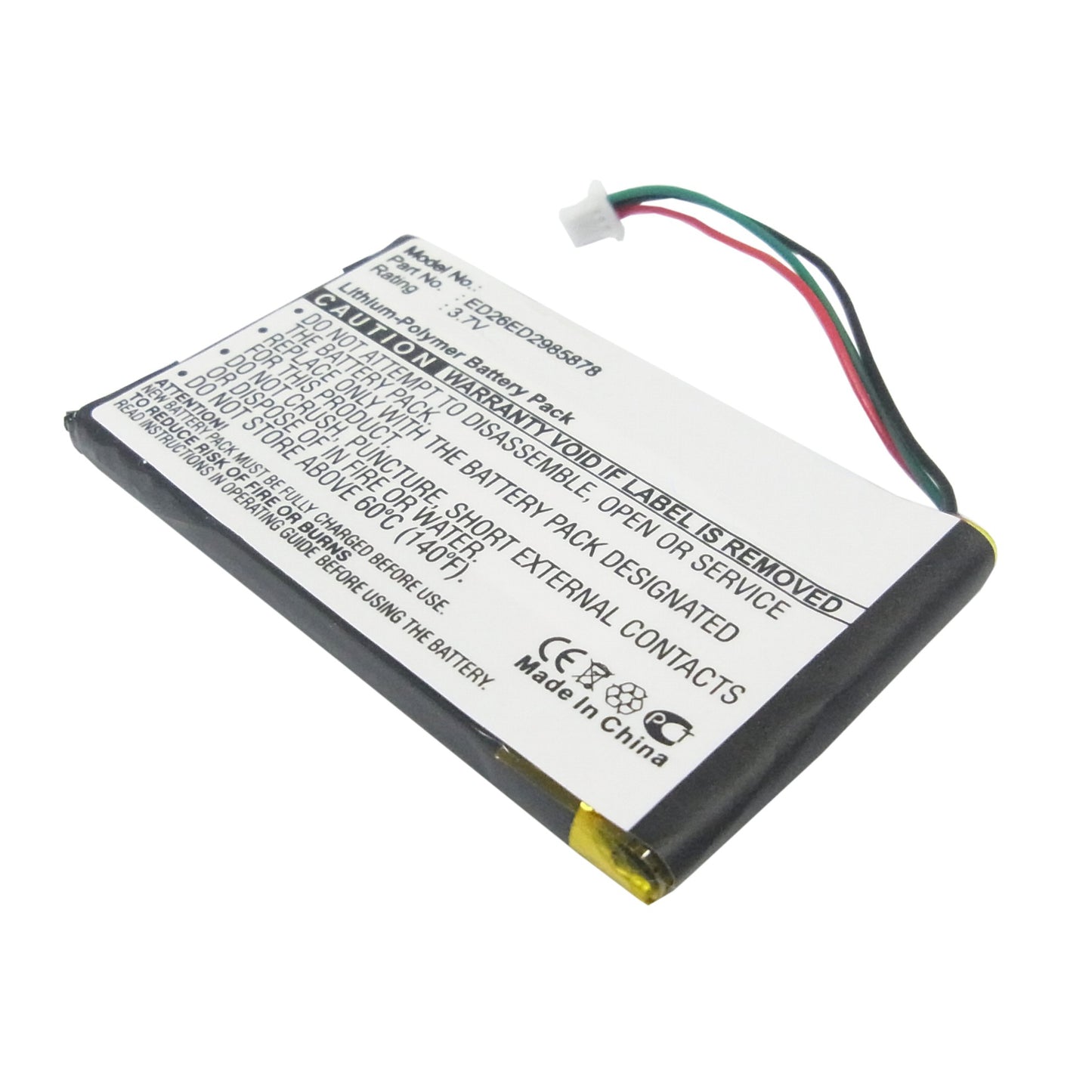 GPS-TGAR285 GPS Replacement Battery — Garmin Nuvi 285 / 285W
