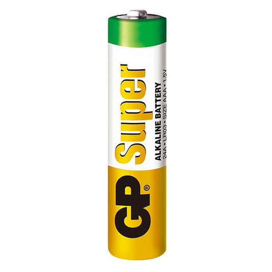 GP24A-2S2 Alkaline Battery AAA 1.5V GP Super (Vrac, 200 Units per Box)