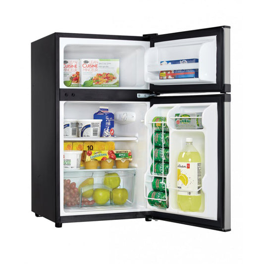 DB3.1SS 12/24V 2-Door Refrigerator/Freezer 3.1 ft³ Stainless Steel