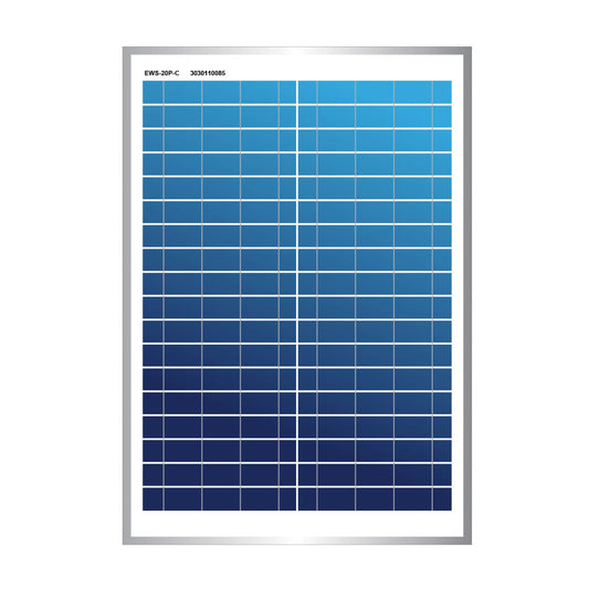 EWS-20P-C Polycrystalline Solar Panel 20W