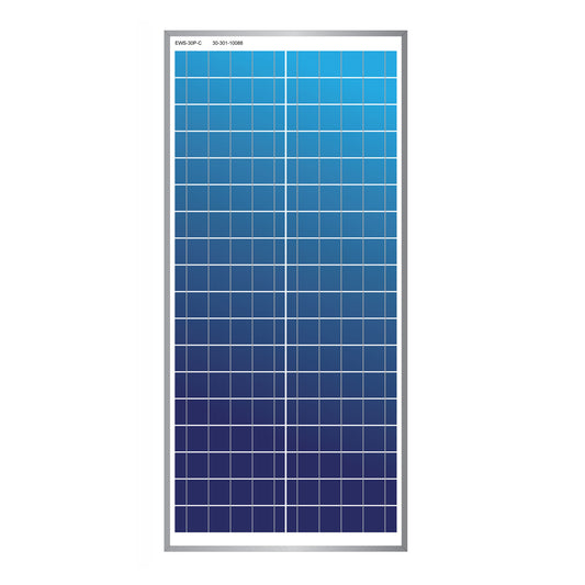 EWS-30P-C Polycrystalline Solar Panel 30W