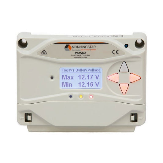 PS-15M Morningstar PWM Solar Charge Controller 12/24V 15A ProStar with LCD