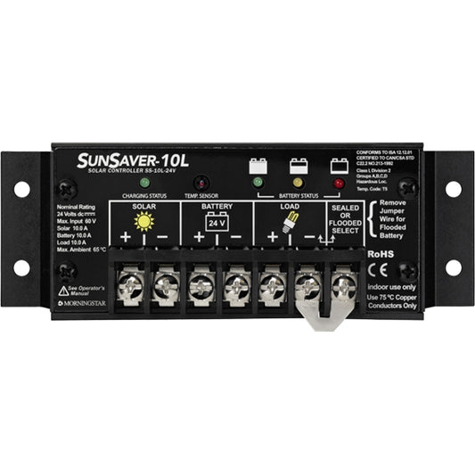 SS-10L-24V Morningstar PWM Solar Charge Controller 24V 10A LVD SunSaver