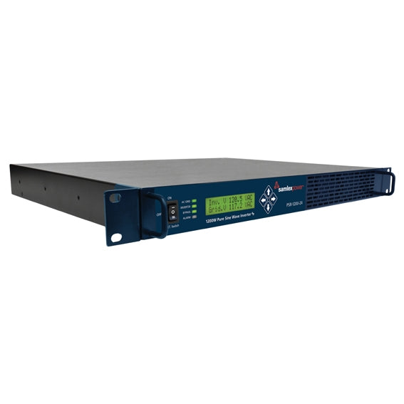 PSR-1200-24 Samlex 1200W Pure Sine Wave Inverter 24Vdc to 120Vac Rack Mount with Transfer Switch