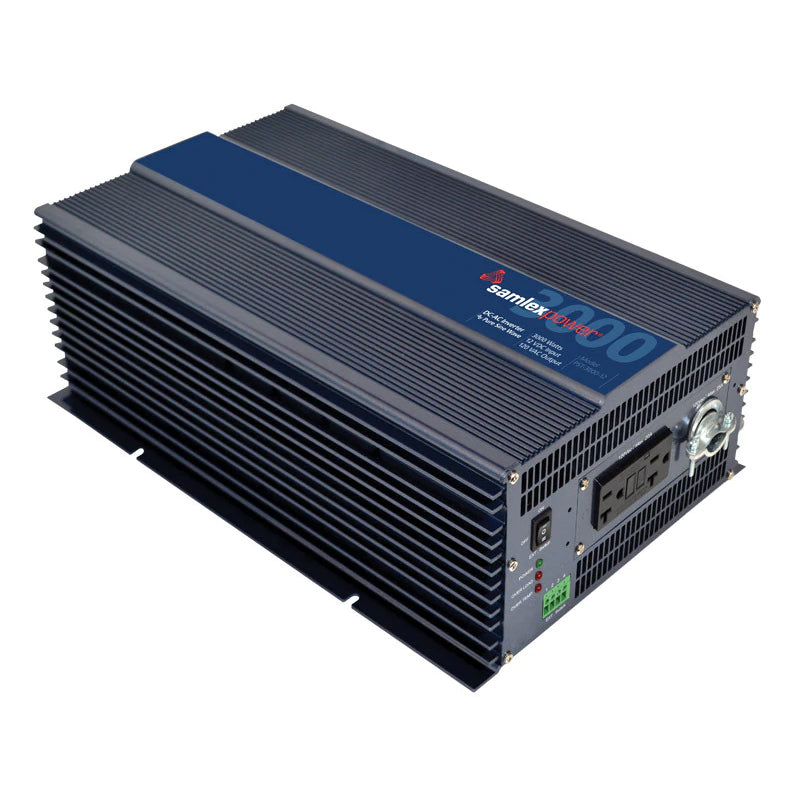 PST-3000-12NR Samlex 3000W Pure Sine Wave Inverter 12Vdc to 120Vac (No Remote Option)