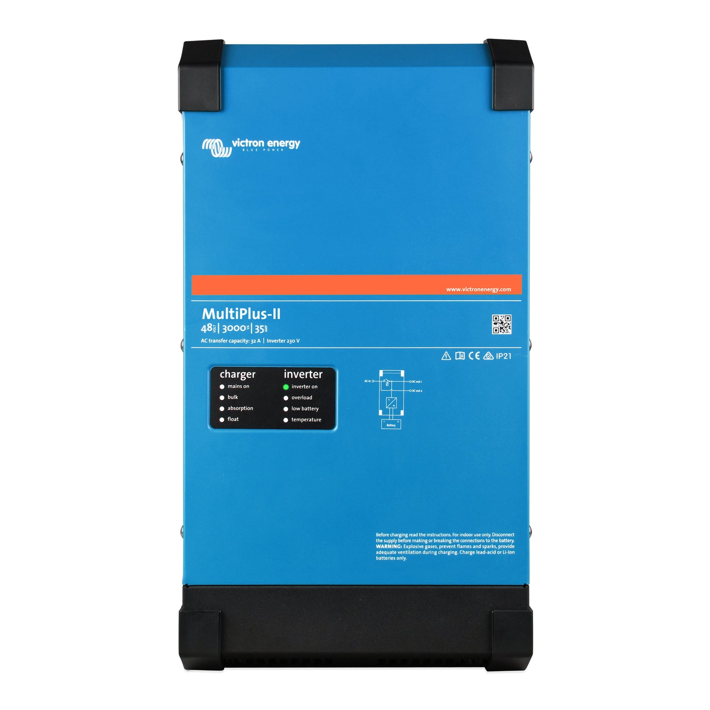 PMP482305102 MultiPlus-II 48/3000/35-50 120V (UL 1741 & CSA C22.2) (2400W)