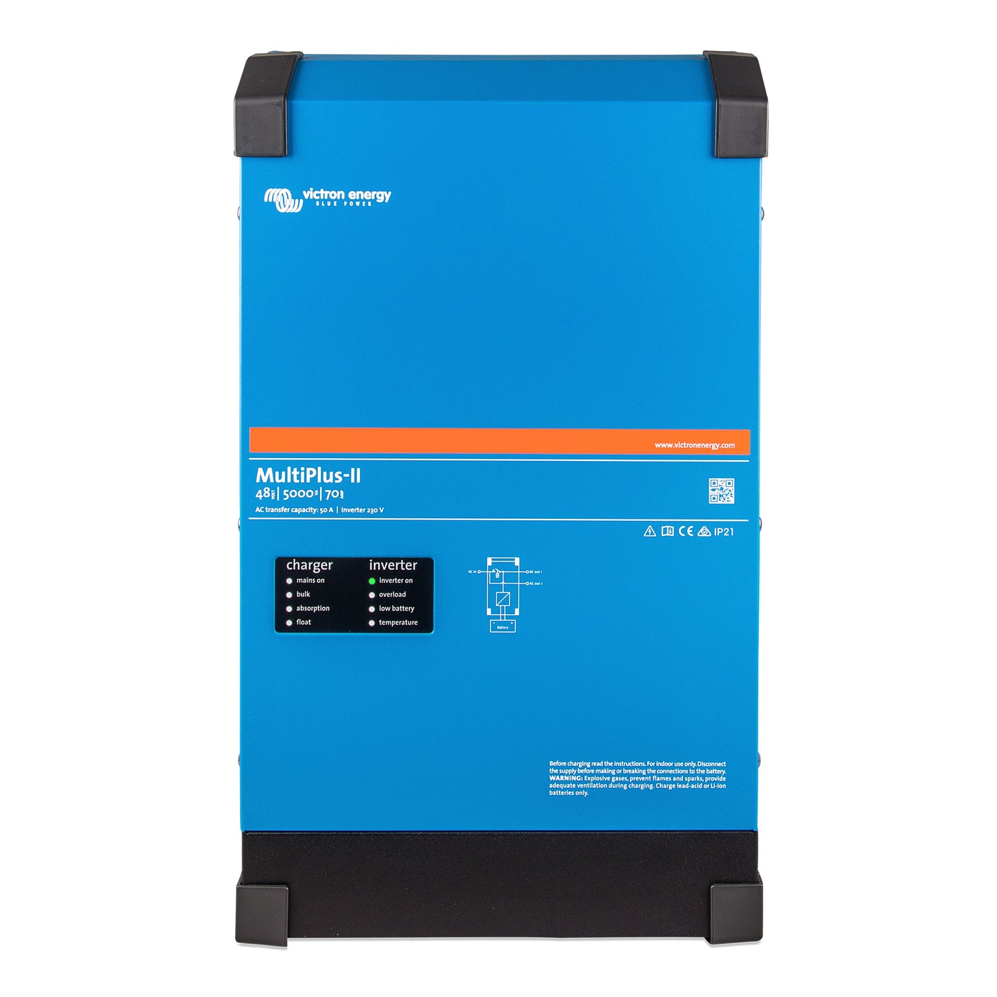 PMP482505110 MultiPlus-II 48/5000/70-95 120V (UL 1741 & CSA C22.2) (4000W)