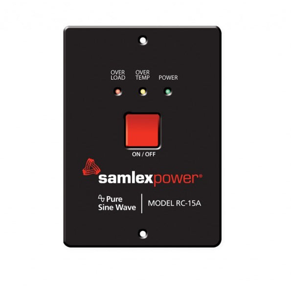 RC-15A On/Off Remote Control for Samlex PST 600W and 1000W Inverters with 15' Cable
