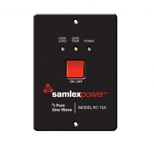 RC-15A On/Off Remote Control for Samlex PST 600W and 1000W Inverters with 15' Cable