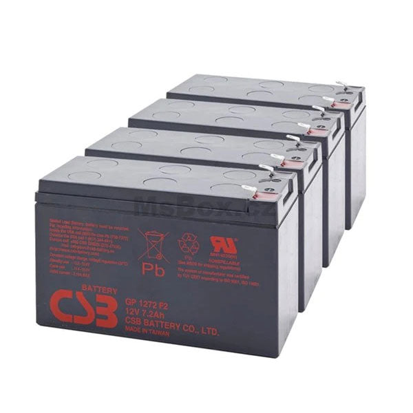 CSB-1005 UPS Battery Replacement Kit 4x12V 8Ah CSB (RBC8)