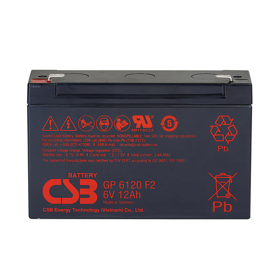 CSB-1009 UPS Battery Replacement Kit 6V 12Ah CSB (RBC52)