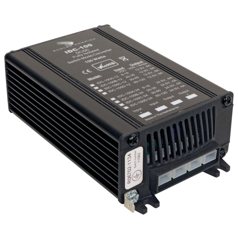 IDC-100A-24 DC-DC Step Up Converter 9-18V to 24.5V 4A Fully Isolated