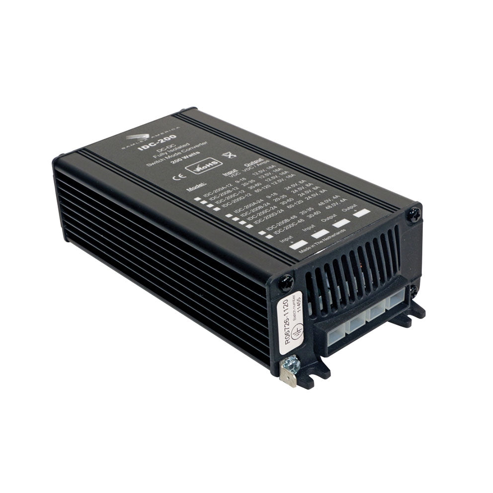 IDC-200A-24 DC-DC Step Up Converter 9-18V to 24.5V 8A Fully Isolated