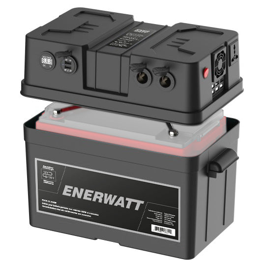 Enerwatt EWGR-31-500W Battery Box with inverter pure sine 12V 500W Lakehead Inkjet & Toner